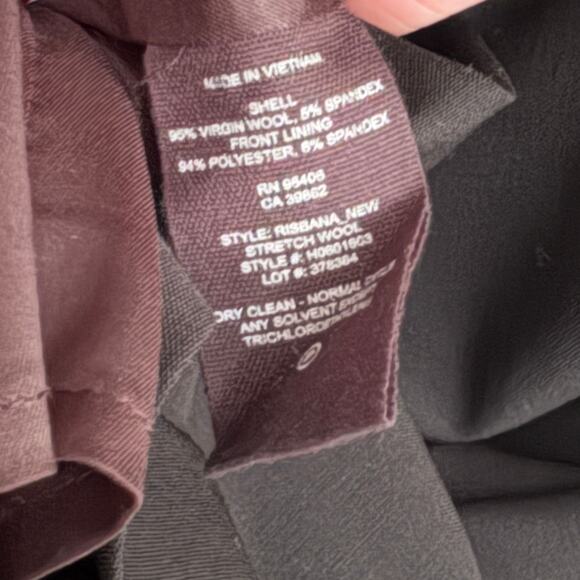 Theory Risbana Wool Dress 2 Black XS Sheath Wrap Academia Career Minimalist - Picture 5 of 7